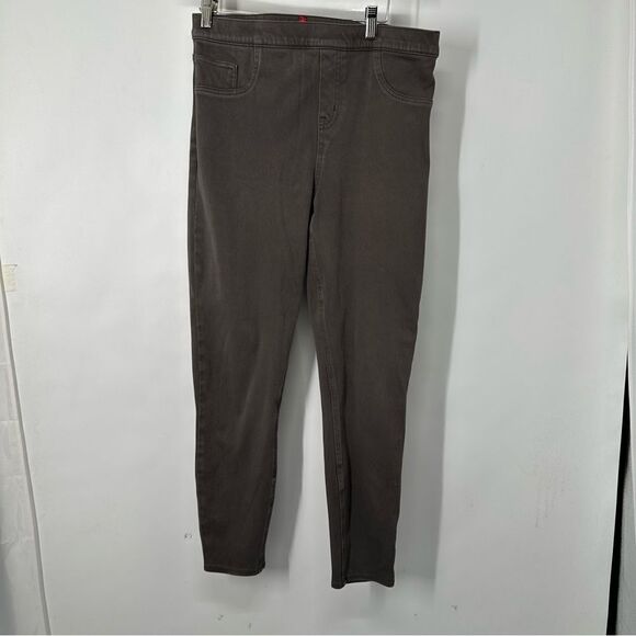 Spanx Size XL Gray Pull On Stretch Skinny Jeans - Picture 1 of 10